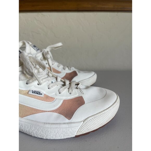 VANS Ultracush Ultrarange Men's 8 Sneakers Low Top Sunrise Blue Orange White - Picture 4 of 12